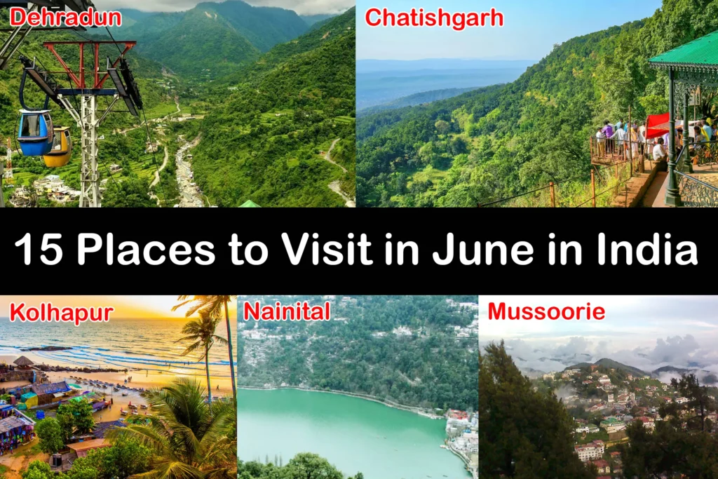 best visit places in india in june